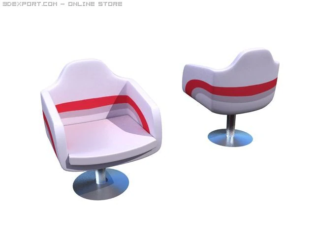 modern chair 3D Model .c4d .max .obj .3ds .fbx .stl .blend