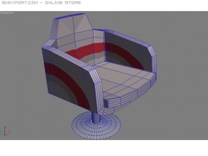 modern chair 3D 모델
