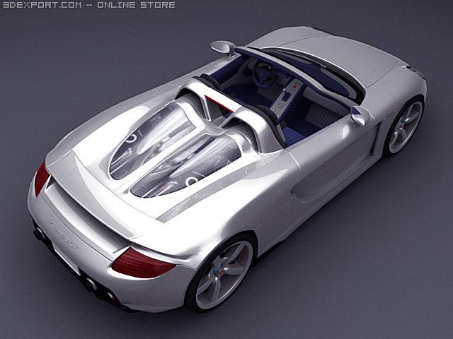 porsche carrera gt 3D Model .c4d .max .obj .3ds .fbx .stl .blend 