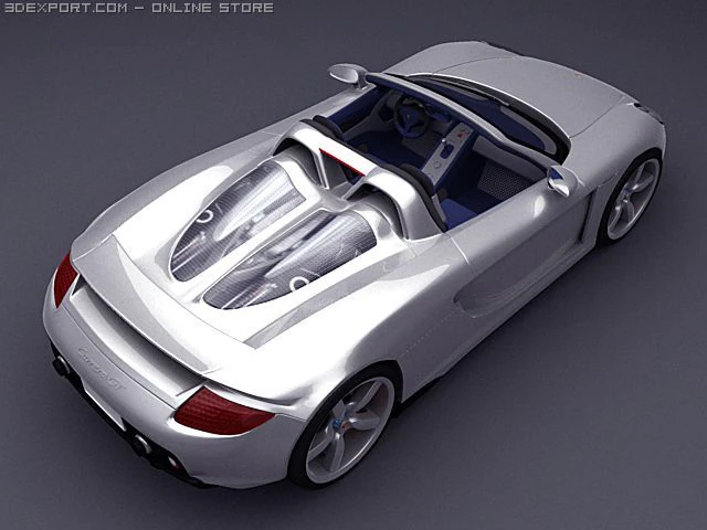 porsche carrera gt 3D Model .c4d .max .obj .3ds .fbx .stl .blend 