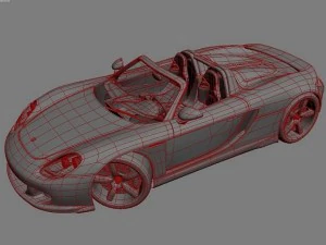 porsche carrera gt 3D Model