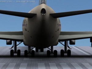 b 747 pia colours of the desert 3D Model