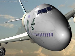b 747 pia colours of the desert 3D Model