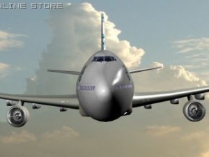 b 747 pia colours of the desert 3D Model