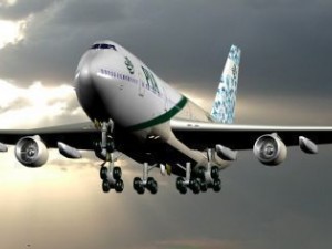 b 747 pia colours of the desert 3D Model