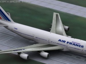 b 747 air france livery 3Dモデル