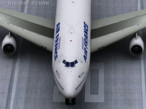 b 747 air france livery 3D Model