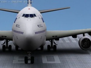 b 747 air france livery 3D Model