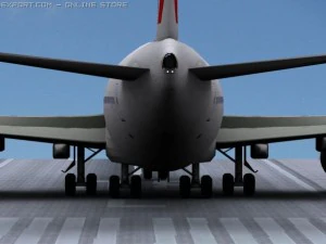 b 747 air france livery 3D Model