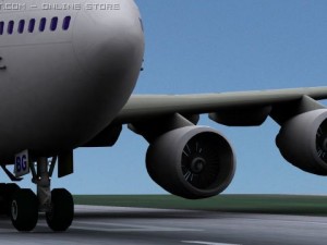 b 747 air france livery 3Dモデル