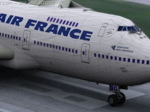 b 747 air france livery 3D Model