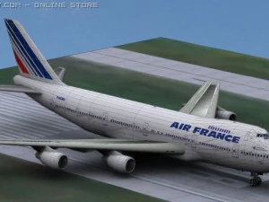 b 747 air france livery 3D Model