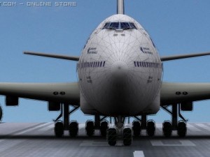 b 747 air france livery 3Dモデル
