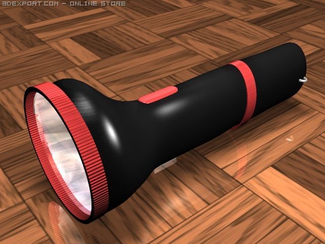 modern torch 3D 模型 .c4d .max .obj .3ds .fbx .stl .blend