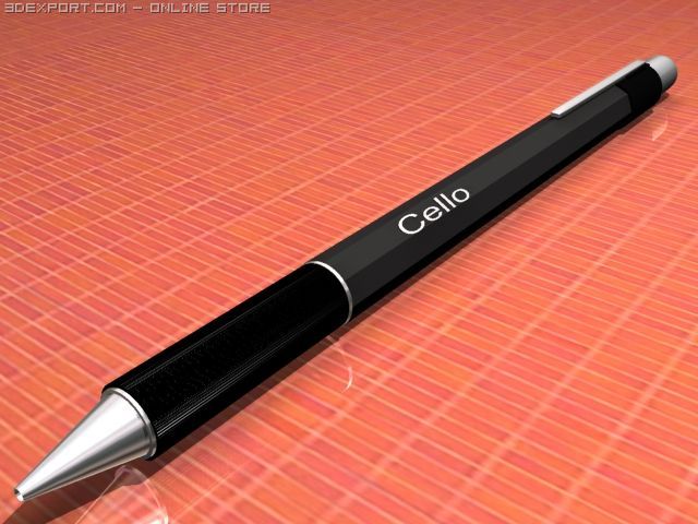 cellotm pen 3D Модель .c4d .max .obj .3ds .fbx .stl .blend 