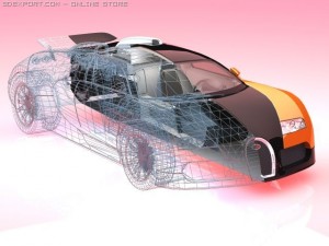 bucatti veyron 2 3D 모델