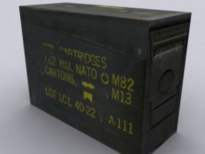 ammunition boxes 3D Model