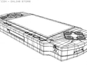 sony playstation portable psp 3D 模型