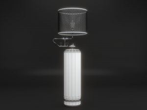 skull lamp 3D-Modell
