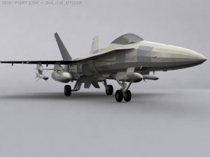 F 18 3D Модель