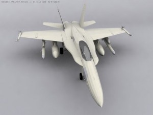 F 18 3D Модель