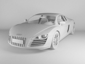 audi r8 3D-Modell