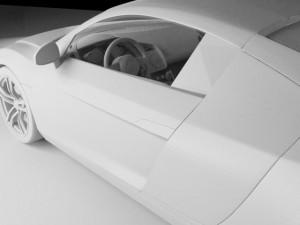 audi r8 3D-Modell