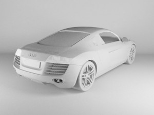 audi r8 3D-Modell