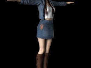 girl 3D मॉडल