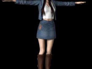 girl 3D मॉडल