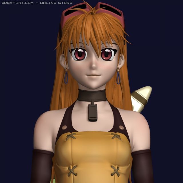 aika thompson Modello 3D .c4d .max .obj .3ds .fbx .stl .blend 