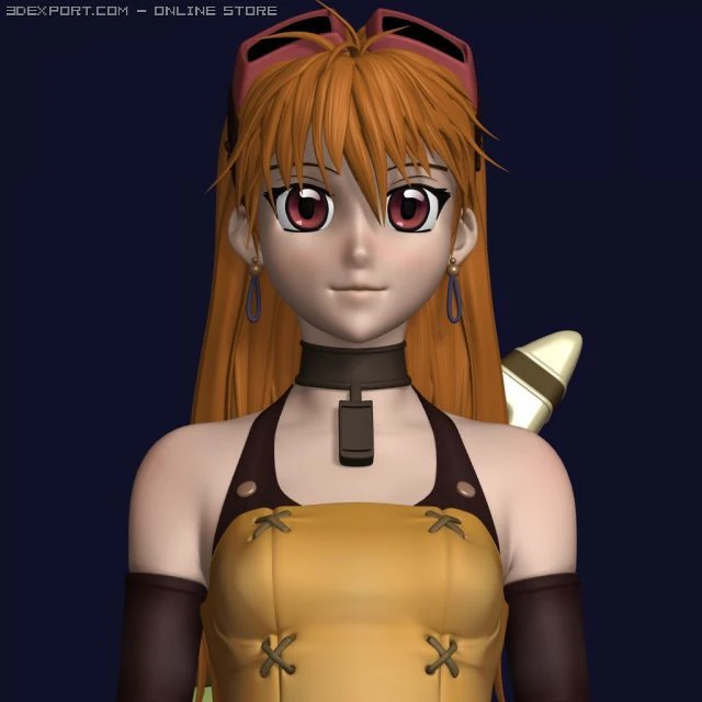 aika thompson 3D Model .c4d .max .obj .3ds .fbx .stl .blend 