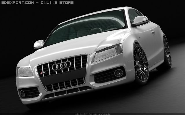 audi s5 3D-Modell .c4d .max .obj .3ds .fbx .stl .blend 