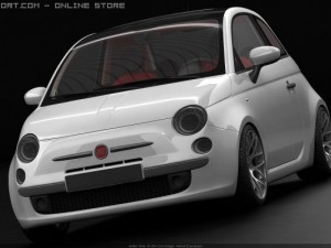 fiat 500 3D Модель