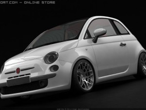 fiat 500 3D Модель