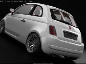 fiat 500 3D Модель