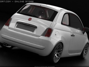 fiat 500 3D Модель