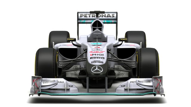 mercedes gp f1 3D Model .c4d .max .obj .3ds .fbx .stl .blend 