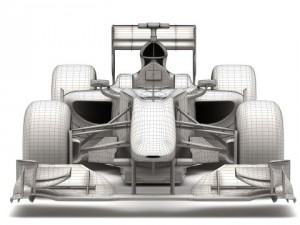 mercedes gp f1 3D Model