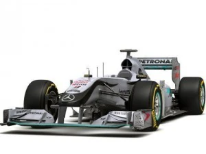 mercedes gp f1 3D Model