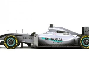 mercedes gp f1 3D Model