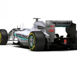 mercedes gp f1 3D Model