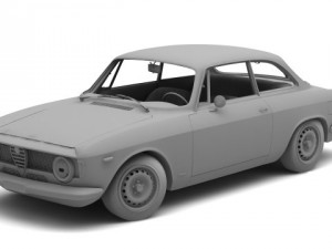 alfa romeo gta 65 Modèle 3D