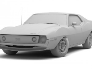 amc javelin amx 71 3D Model
