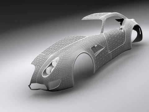 Wiesmann gtmf5 2010 3D Model