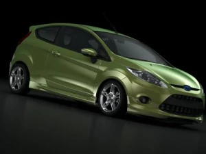 ford fiesta zetec 09 3D Model