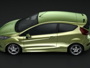 ford fiesta zetec 09 3D Modell