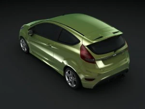 ford fiesta zetec 09 3D Model