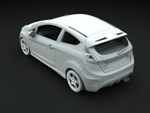 ford fiesta zetec 09 3D Modell
