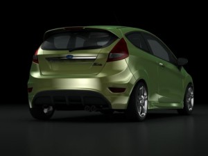 ford fiesta zetec 09 3D Modell